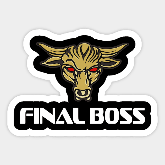 final boss Sticker by KomenX